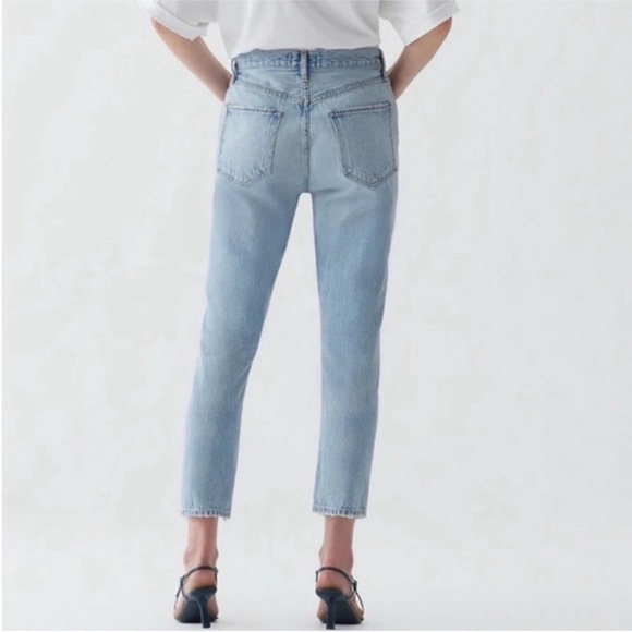 Agolde Riley Hi Rise Straight Crop Jean - Picture 2 of 8